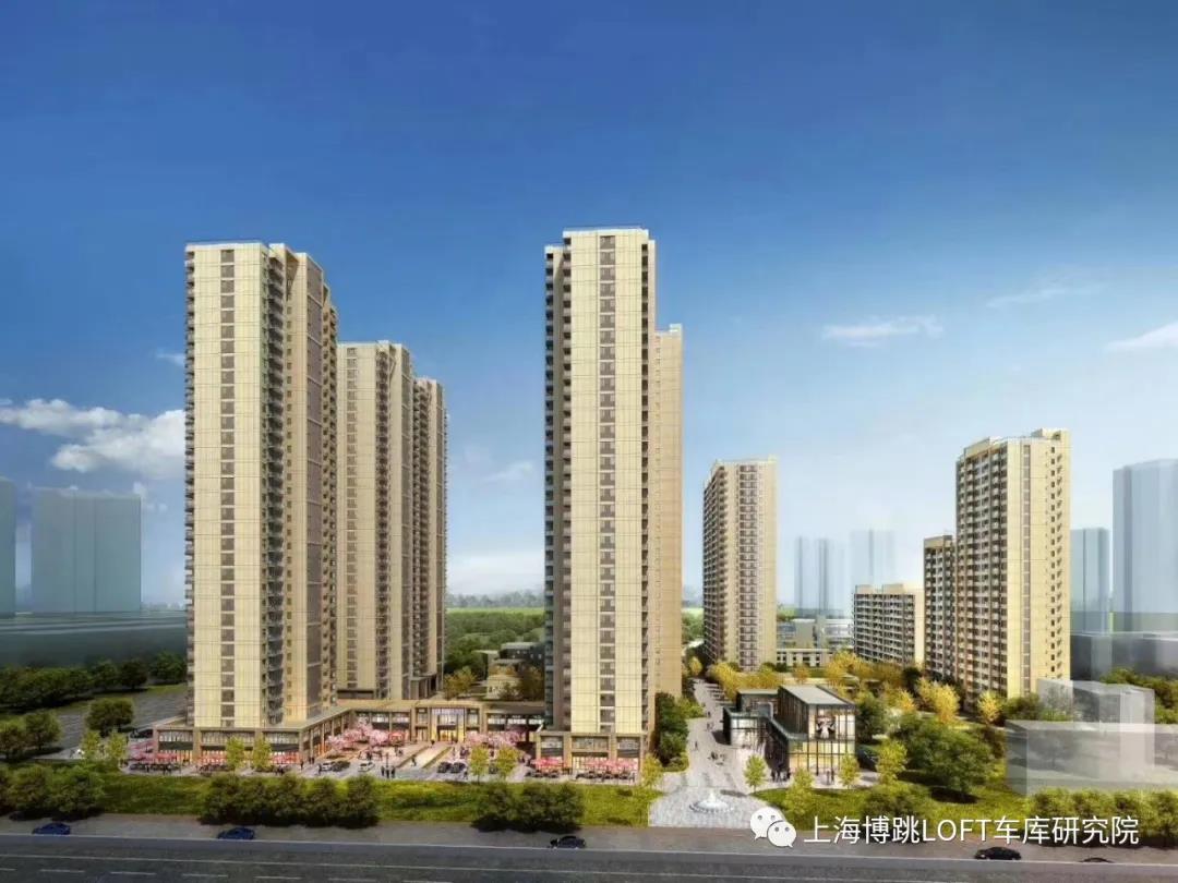 鹰潭采用了LOFT车库武汉当代集团春风十里项目现已结构封顶！